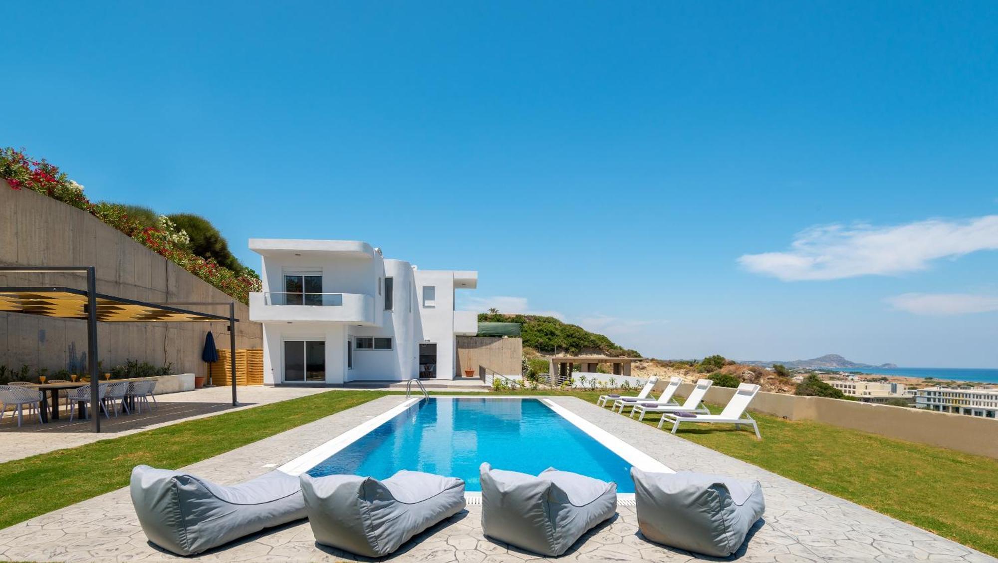 קולימביה Hill & Sea View Villas מראה חיצוני תמונה