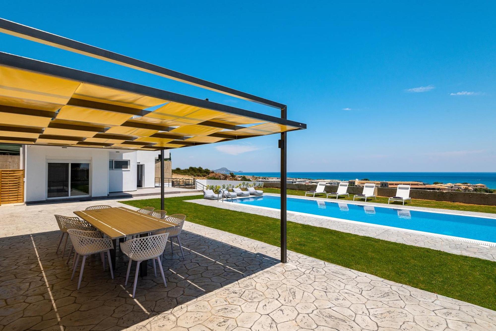 קולימביה Hill & Sea View Villas מראה חיצוני תמונה