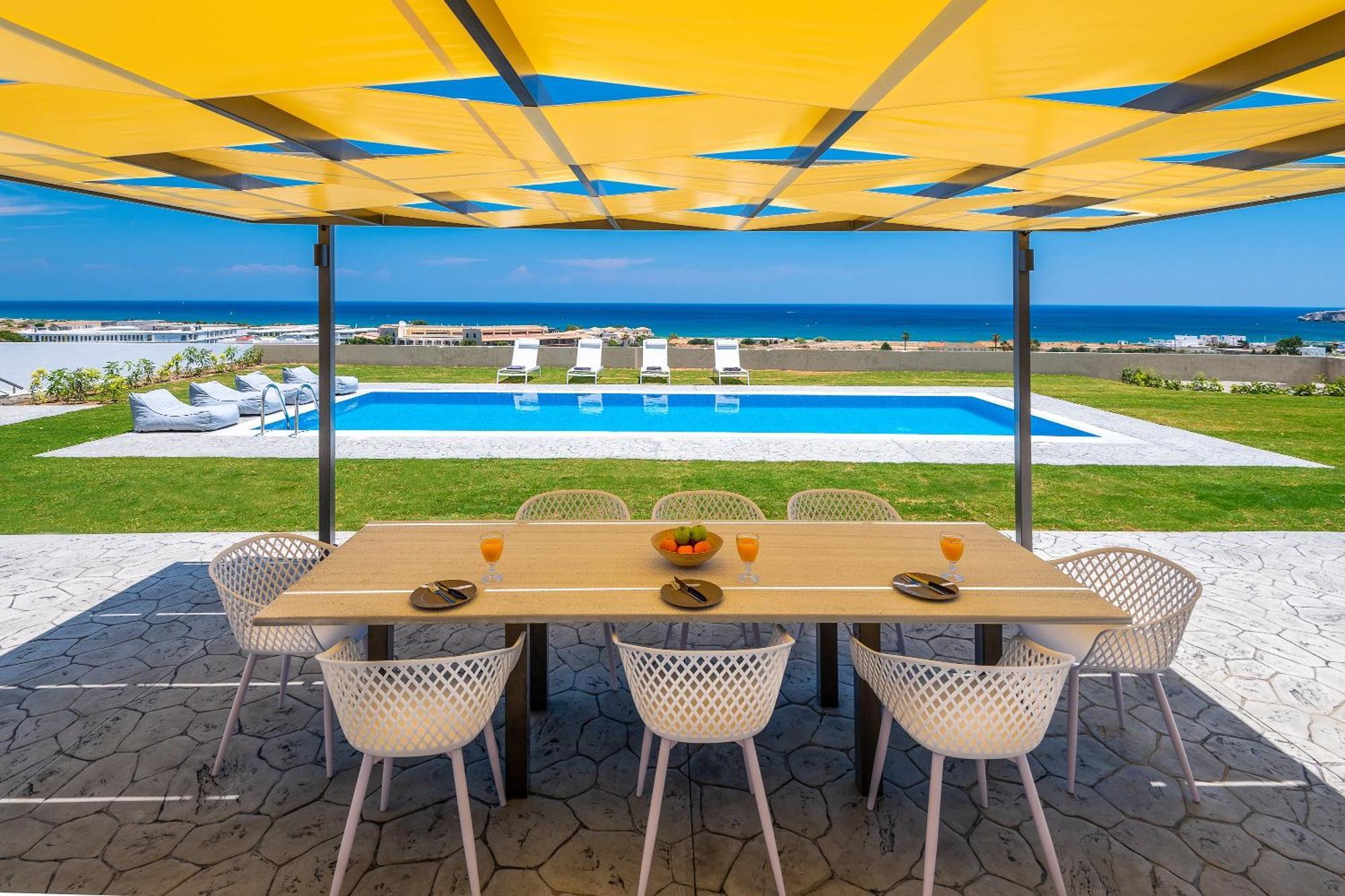 קולימביה Hill & Sea View Villas מראה חיצוני תמונה