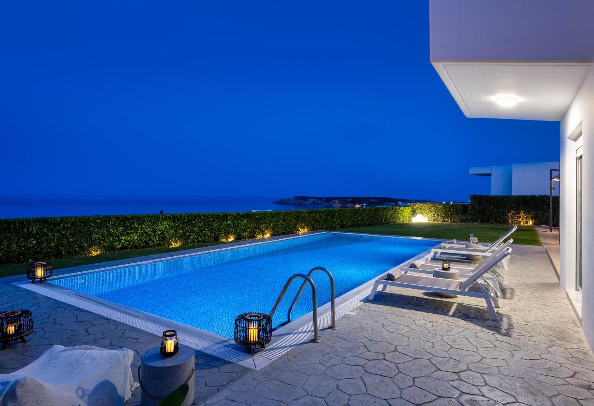 קולימביה Hill & Sea View Villas מראה חיצוני תמונה