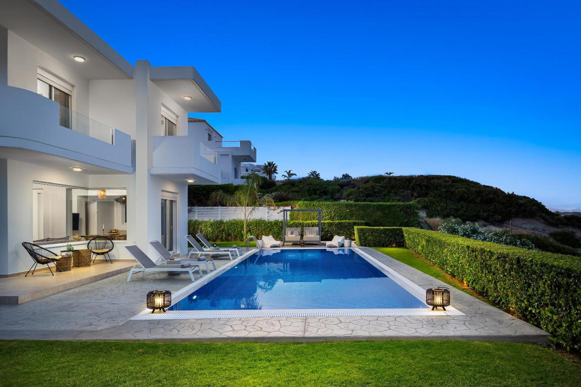 קולימביה Hill & Sea View Villas מראה חיצוני תמונה