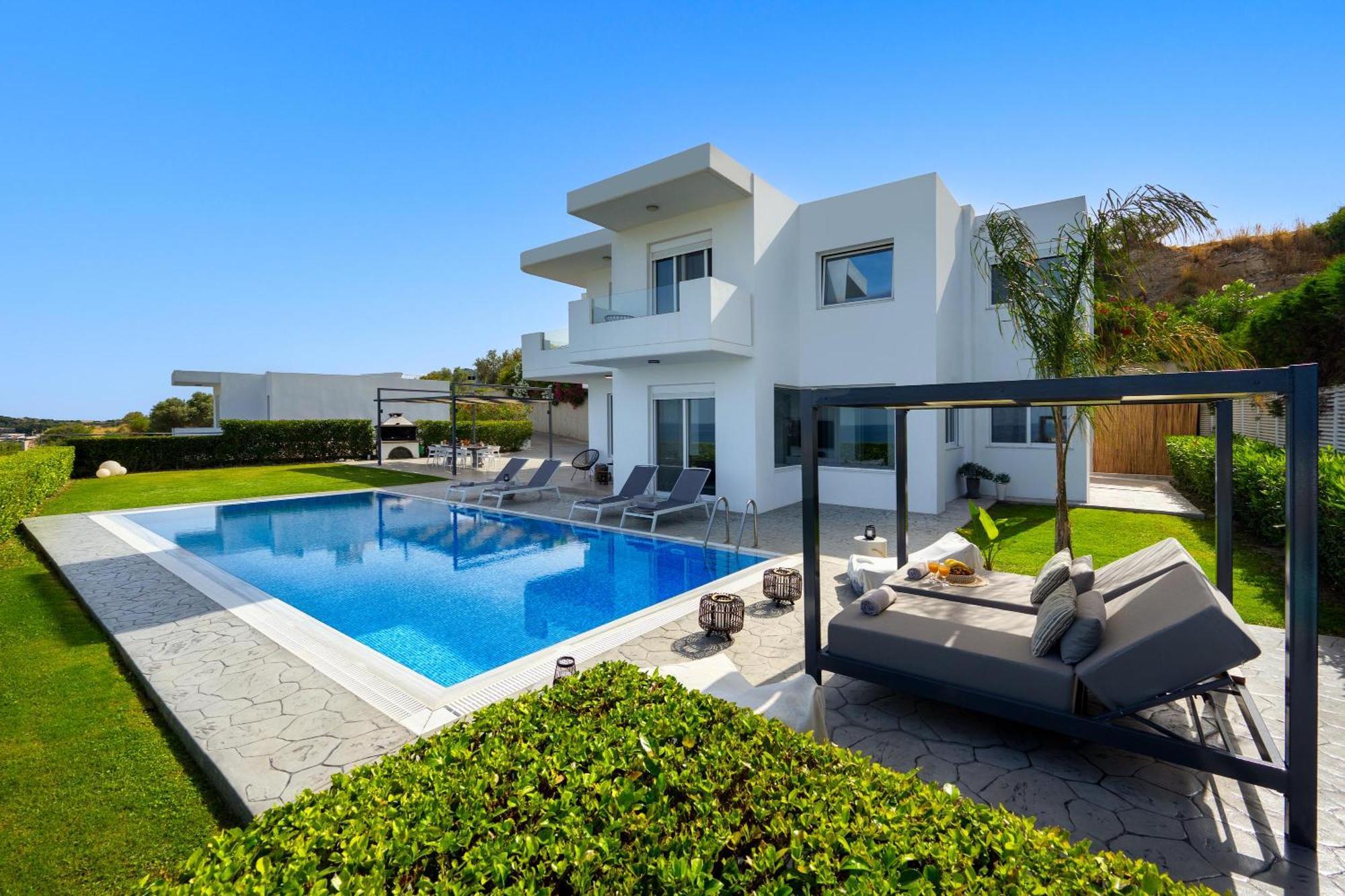 קולימביה Hill & Sea View Villas מראה חיצוני תמונה