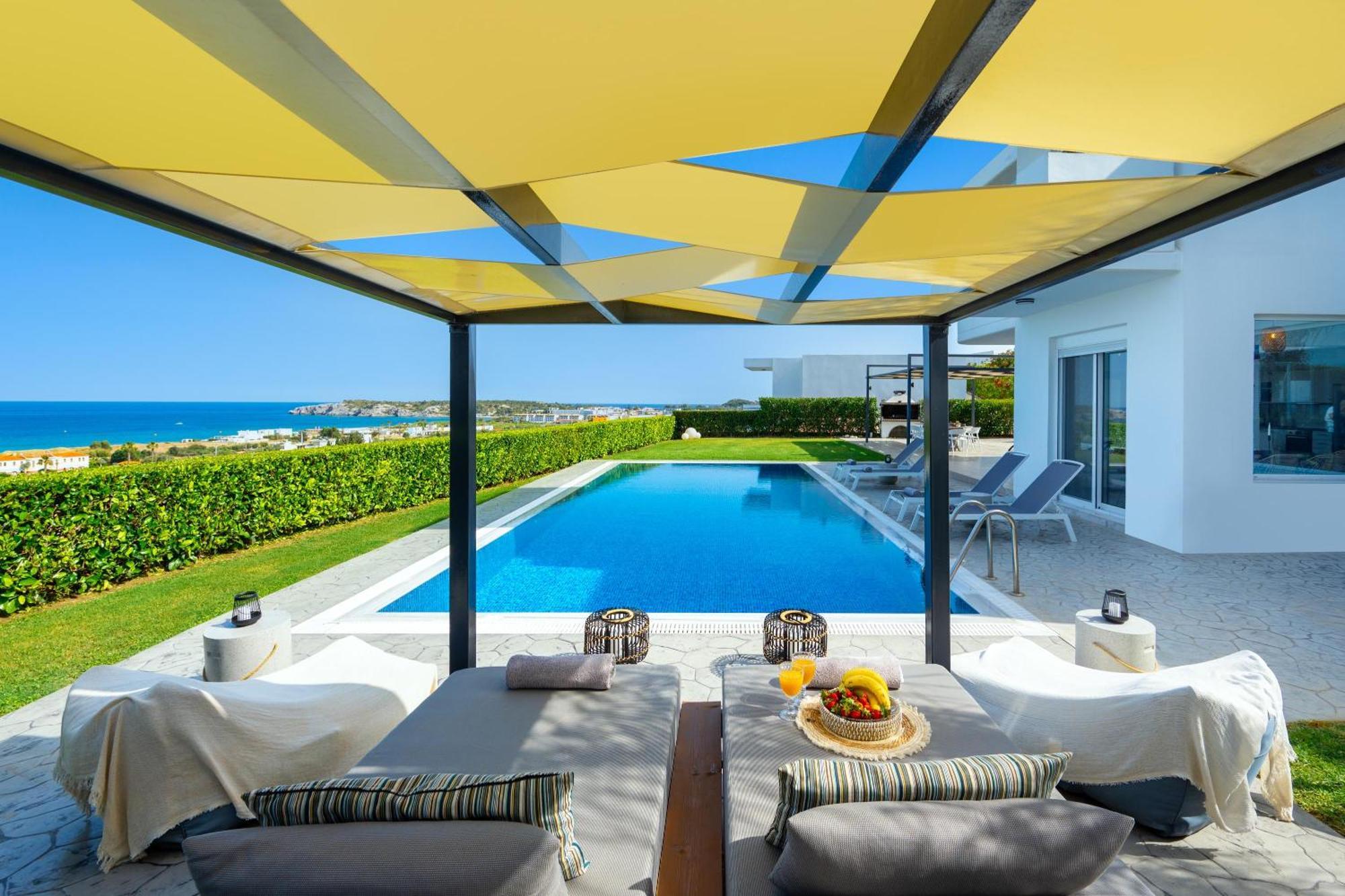 קולימביה Hill & Sea View Villas מראה חיצוני תמונה